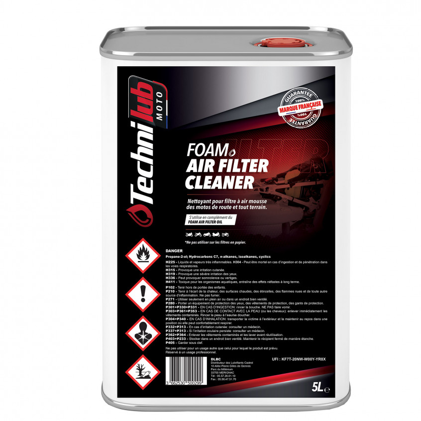 Achat FOAM AIR FILTER CLEANER Technilub